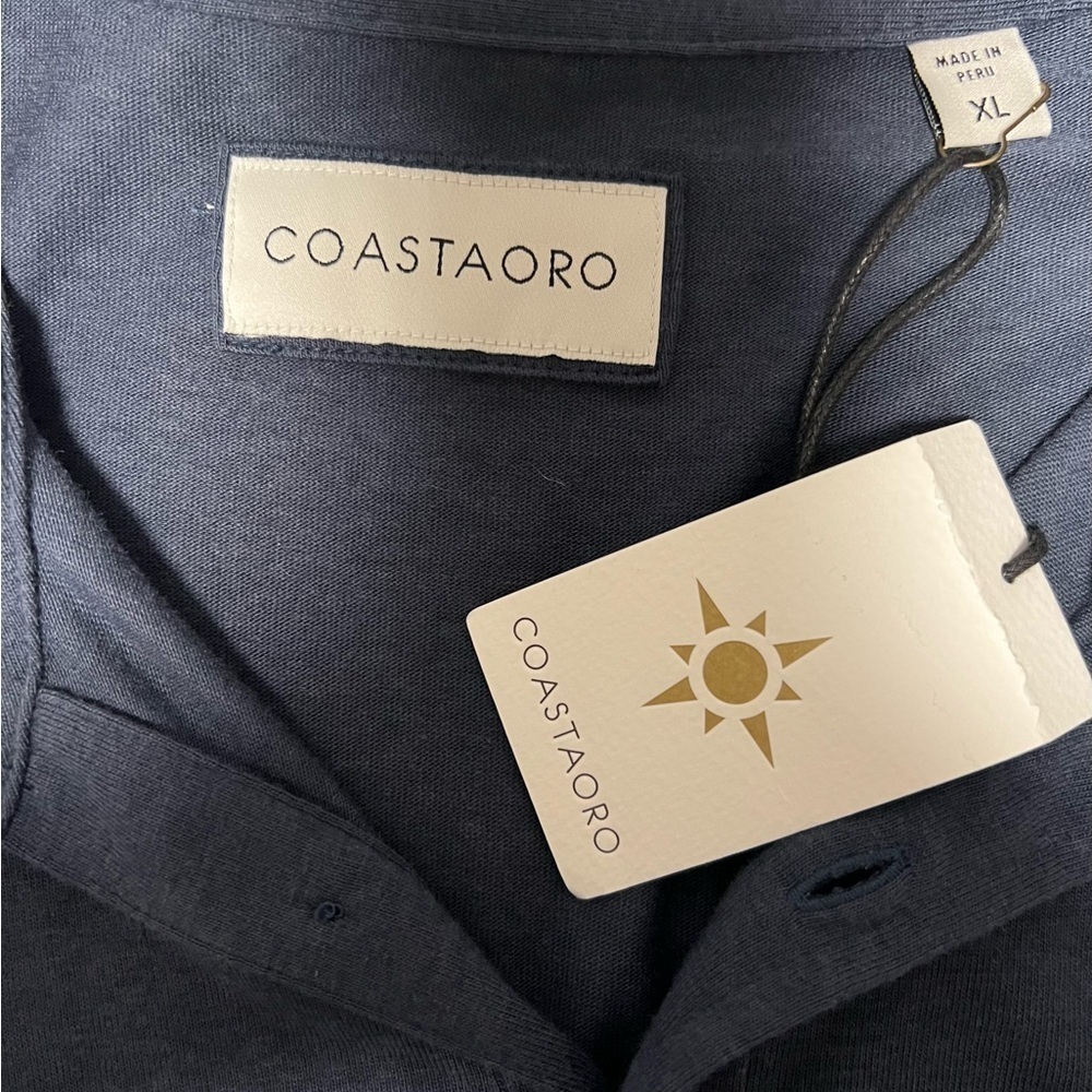 COASTAORO NWT Men’s Hermosa Polo Size XL - Picture 7 of 8